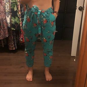 Nordstrom Rack Bright Linen Pants